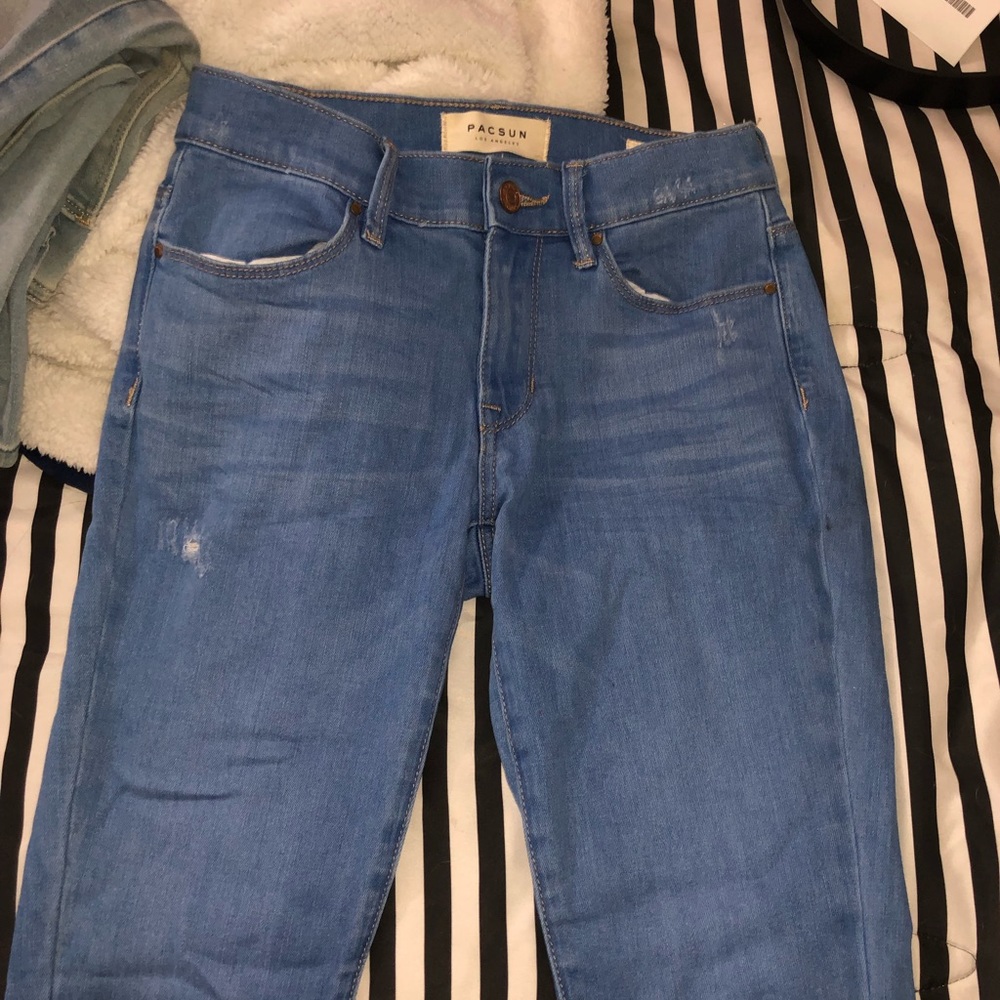 Basic jeans from Pacsun and Abercrombie